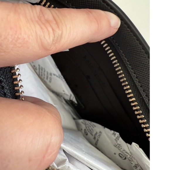 Kate Spade Madison Collection Spotted Leopard Pochette Cream Multi Shoulder Bag - Picture 6 of 7